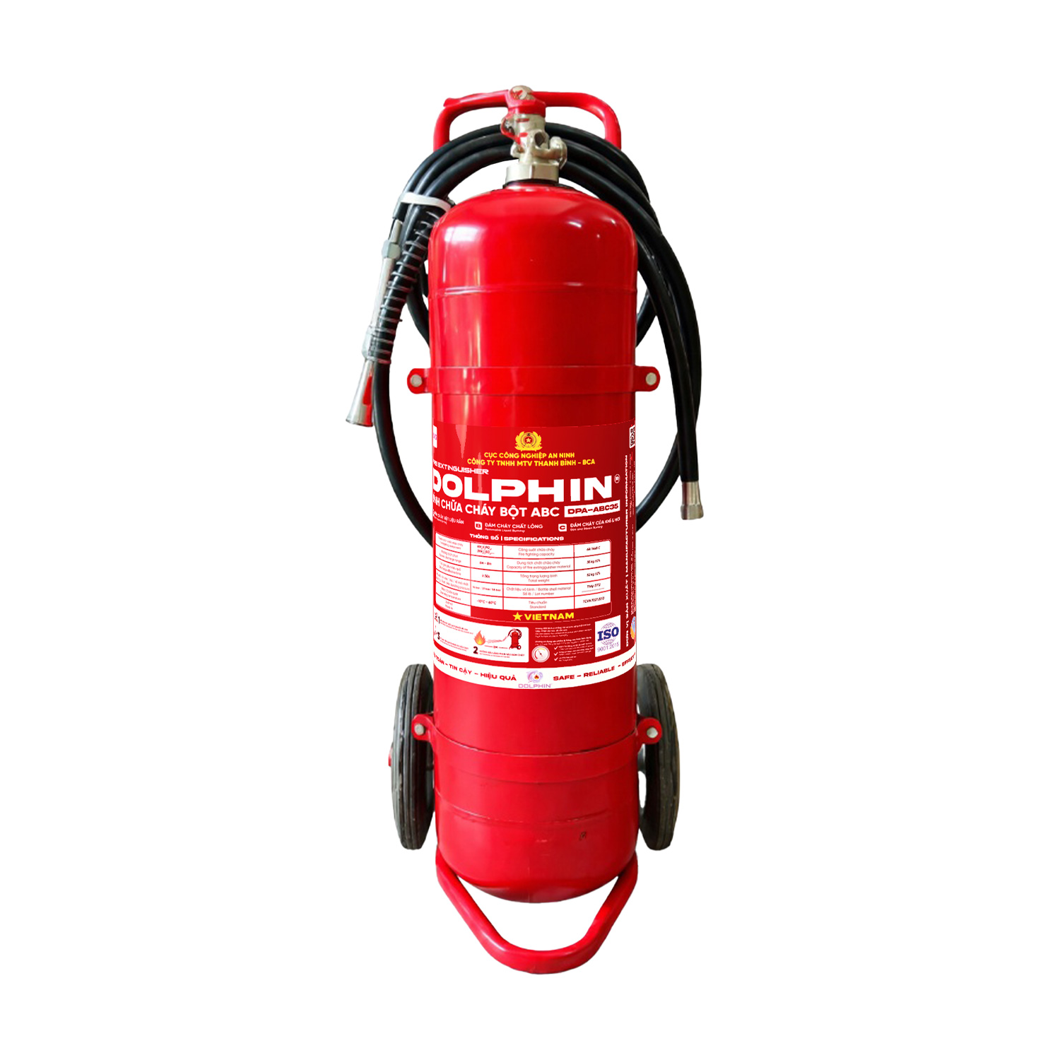 Bình xe đẩy bột ABC 35 kg